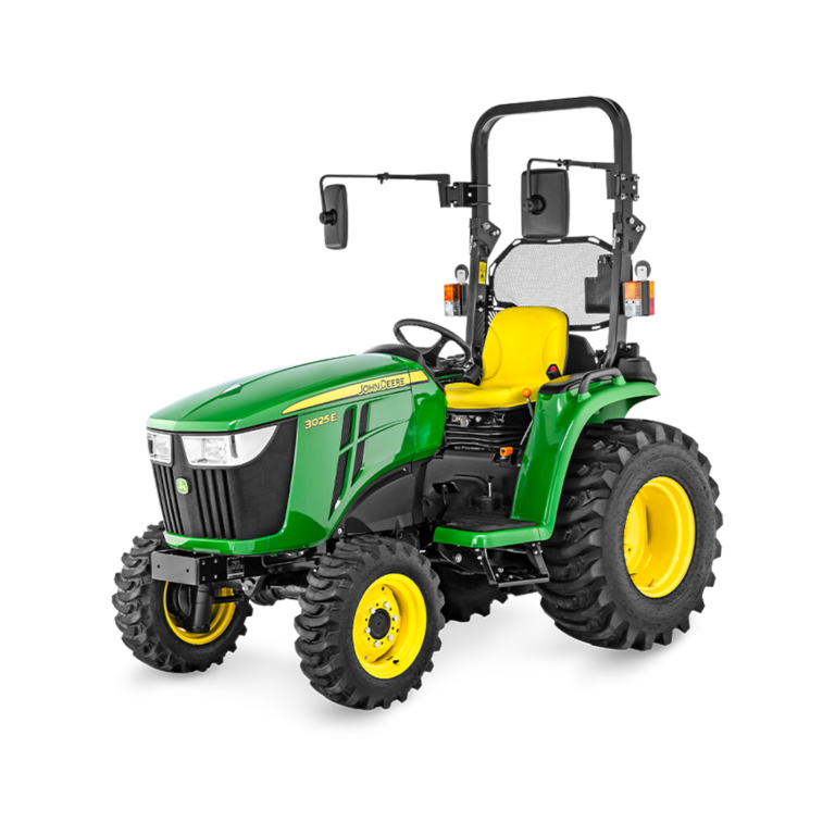 John Deere 3025E kompakt traktor