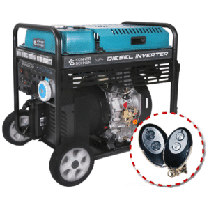 Könner & Söhnen KS-9500i-DЕ-ATSR inverteres dízel aggregátor 10 kW