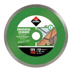 Rubi CEV 250 PRO gyémánt vágókorong - gres, csempe, kerámia Ø250 x 25,4 mm