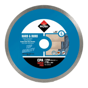 Rubi CPA 250 SUPERPRO gyémánttárcsa - kerámia, gránit, gres porcelán Ø250 x 25,4 mm