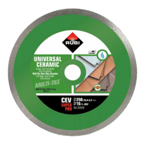 Rubi CEV 250 SUPERPRO gyémánt vágókorong - gres, csempe, kerámia Ø250 x 25,4 mm