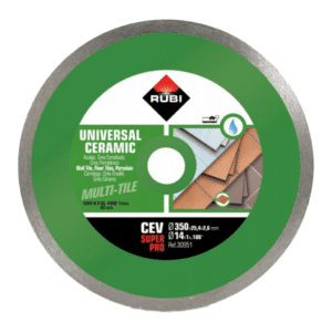 Rubi CEV 350 SUPERPRO gyémánt vágókorong - gres, csempe, kerámia Ø350 x 25,4 mm