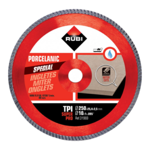 Rubi TPI 250 SUPERPRO gyémánt vágótárcsa - porcelán gres Ø250 x 25,4 mm