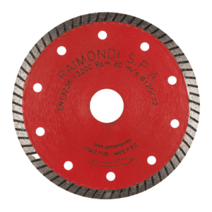 Raimondi 179CCT125 gyémánt vágókorong - kerámia, csempe, porcelán Ø125 x 22,2 mm