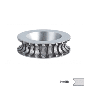Raimondi gyémánt profilmaró - full bullnose befejező, Ø125 mm / 11 mm