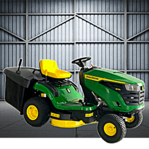 John Deere X117R fűgyűjtős fűnyíró traktor, 500 cm³, 92 cm, 300 liter