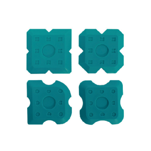 Bihui STAK4 szilikon simító készlet 4 db, 46×46 mm