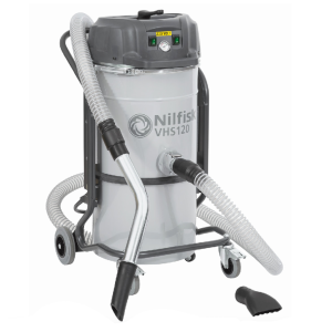 Nilfisk VHS 120CB CC GV ALL-IN-ONE #FÉMFORGÁCS ipari száraz-nedves porszívó 2 kW, 37 liter