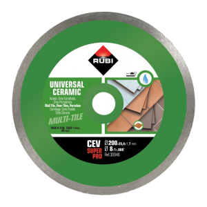 Rubi CEV 200 SUPERPRO gyémánt vágókorong - gres, csempe, kerámia Ø200 x 25,4 mm