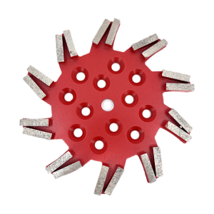 Diamantat Expert csillag alakú padlócsiszoló korong – finom szegmens – Ø250 x 19 mm