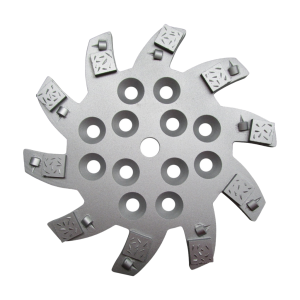 Diamantat Expert csillag alakú padlócsiszoló tárcsa – 10 db DPC szegmens – Ø250 x 19 mm