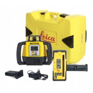 Leica Rugby 680 forgólézer + RodEye 120 vevő + Li-ion A600 + hordtáska