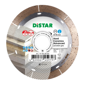 DiStar HCA gyémánt vágótárcsa - kemény kerámia, porcelán Ø115 × 22,3 mm