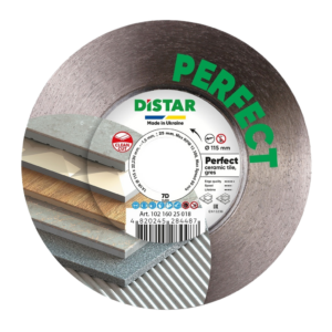 DiStar PERFECT gyémánt vágótárcsa - greslap, kerámia Ø115 × 22,23 mm