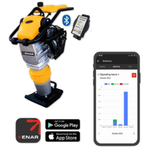 ENAR PH70E döngölőbéka Honda GXR-120, 70 kg + TrackPro Blutooth App